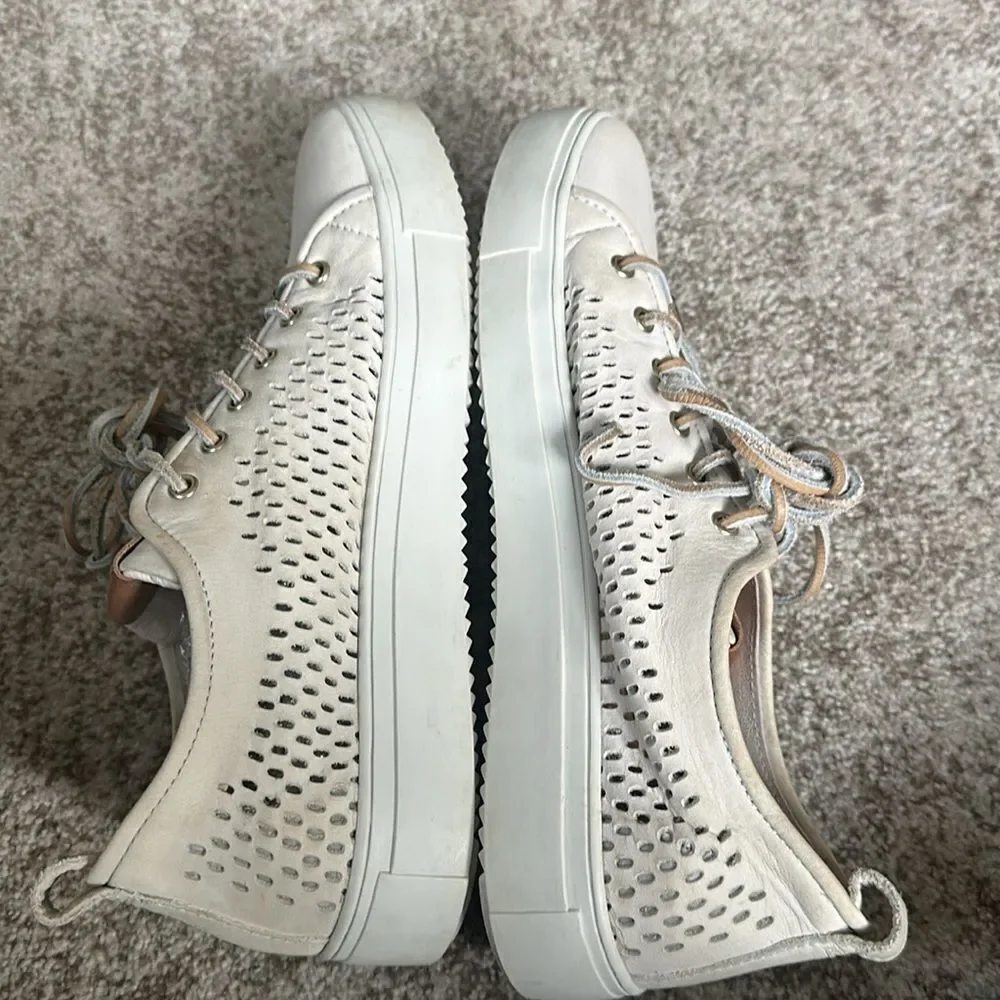 BLACKSTONE Pl87 Sneaker In Wind Chime Leather Sneakers 41/10